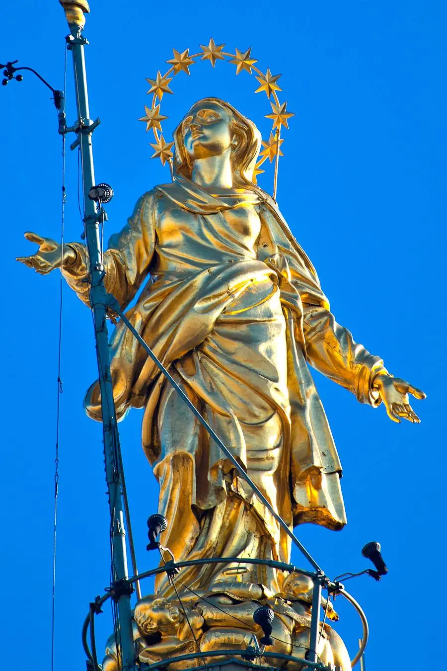 The Madonnina of the Dome, Milan, Lombardy, Italy
