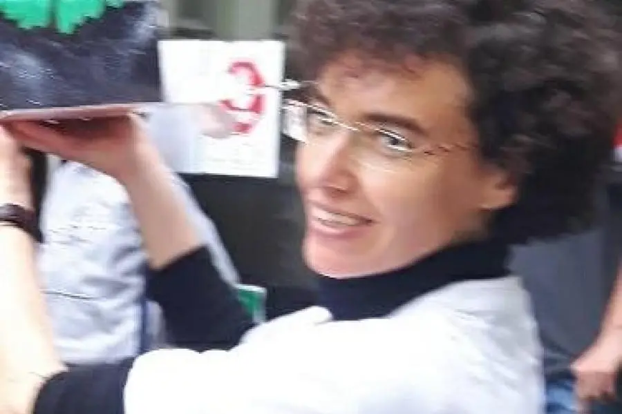 Chiara Mocchi, l\\'insegnate di francese accoltellata stamani al collo e all\\'addome da uno studente di terza media in una scuola di Trescore Balneario, in provincia di Bergamo (foto Ansa). , ANSA