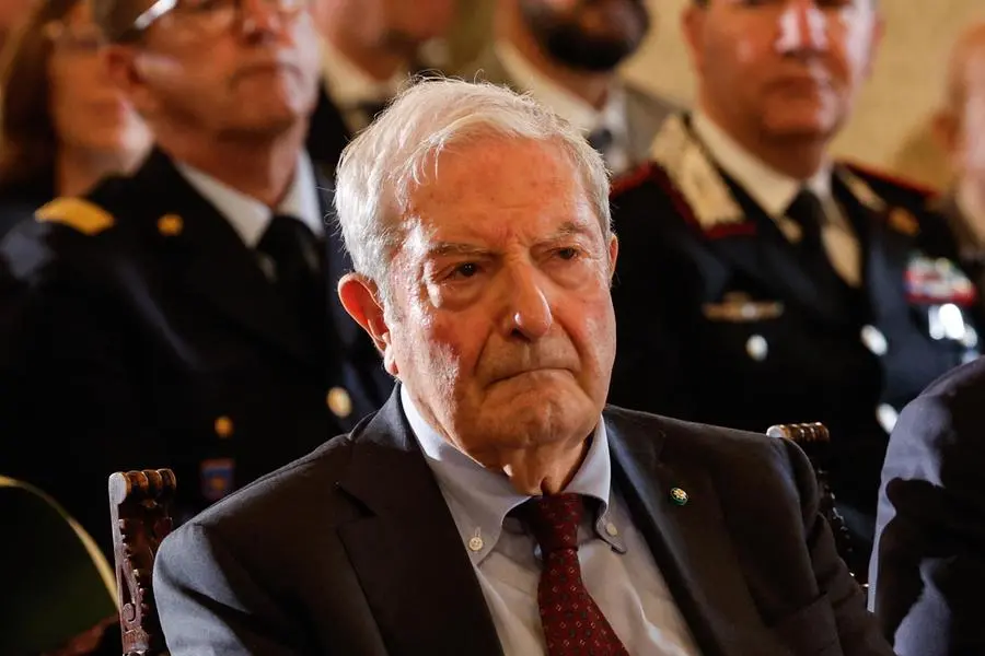 L\\'ex presidente della Corte Costituzionale Augusto Barbera , ANSA