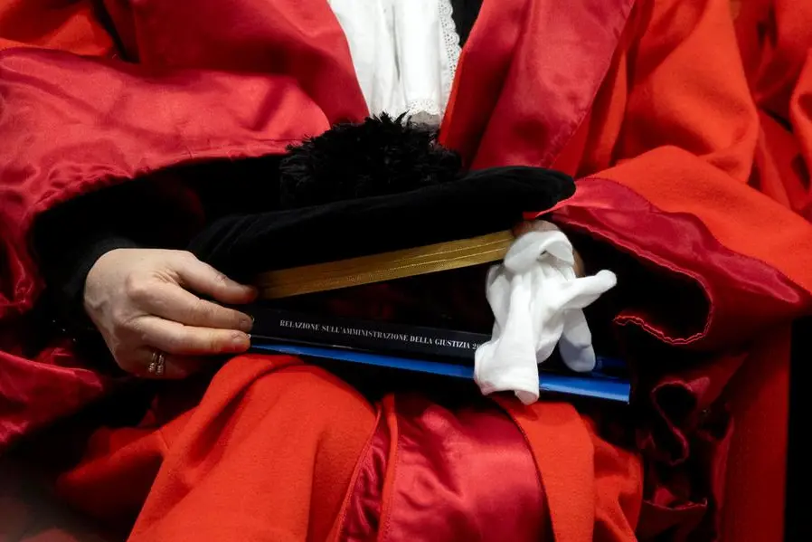 L’inaugurazione anno giudiziario presso la Corte d’Appello a Clodio. Roma, 31 gennaio 2026. ANSA/MASSIMO PERCOSSI