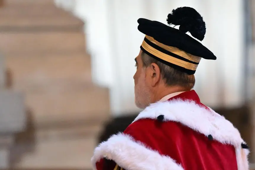 Cerimonia d\\'inaugurazione dell\\'anno giudiziario della Cassazione, Roma, 2024 , ANSA