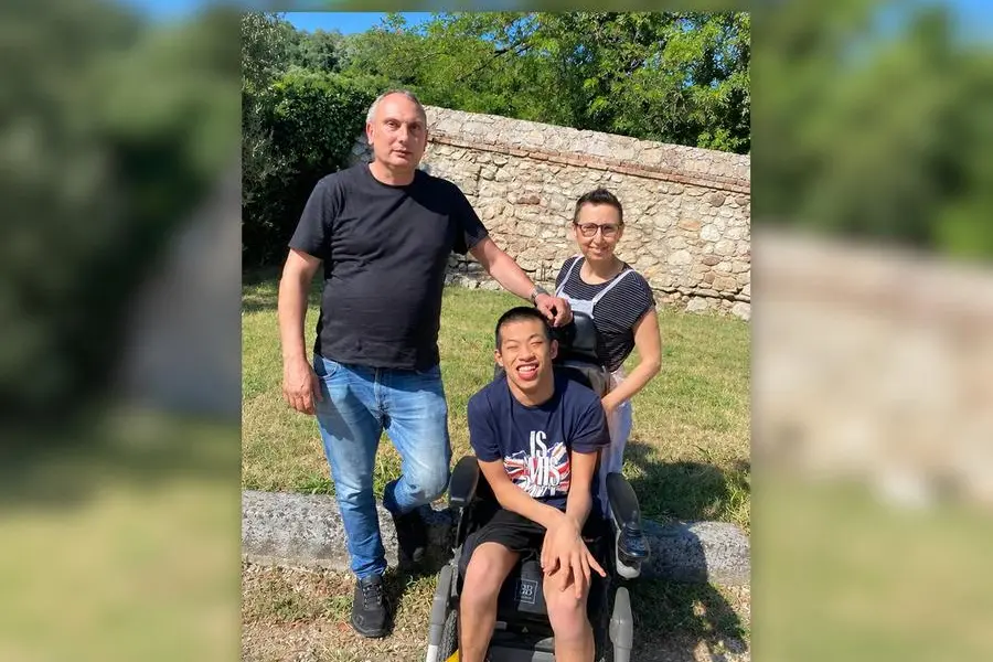 Luca, Maria Cristina e Francesco