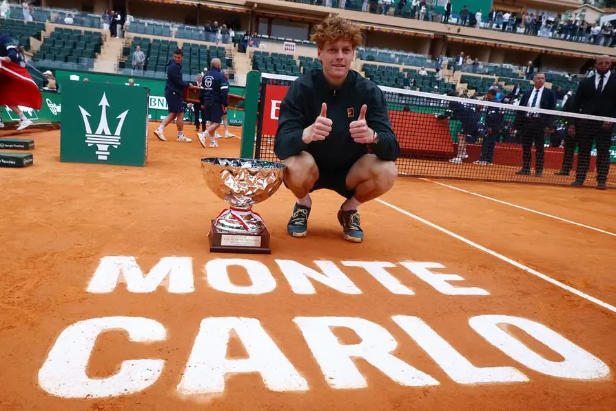 Jannik Sinner vince Monte-Carlo 2026 e torna numero uno della classifica mondiale del tennis , REUTERS