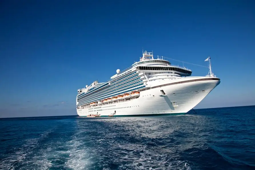 Una nave da crociera nel Mar dei Caraibi. , Getty Images