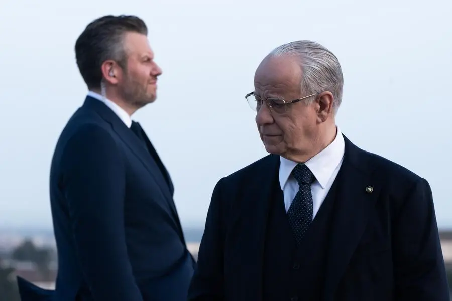 Una scena del film La Grazia con Toni Servillo , \\u00A9 Andrea Pirrello