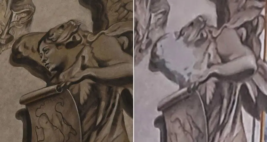 L’angelo “conteso”, cancellato il volto della Meloni dal restauro in San Lorenzo in Lucina