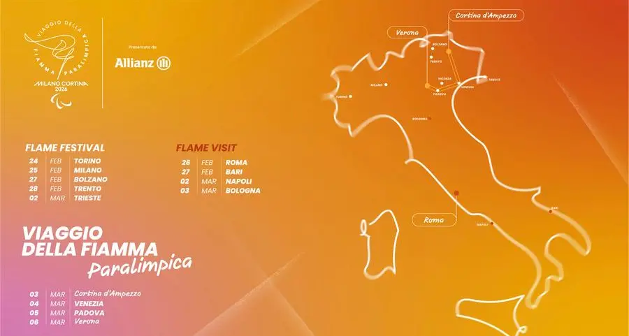 Milano Cortina 2026: svelato il percorso della fiamma paralimpica