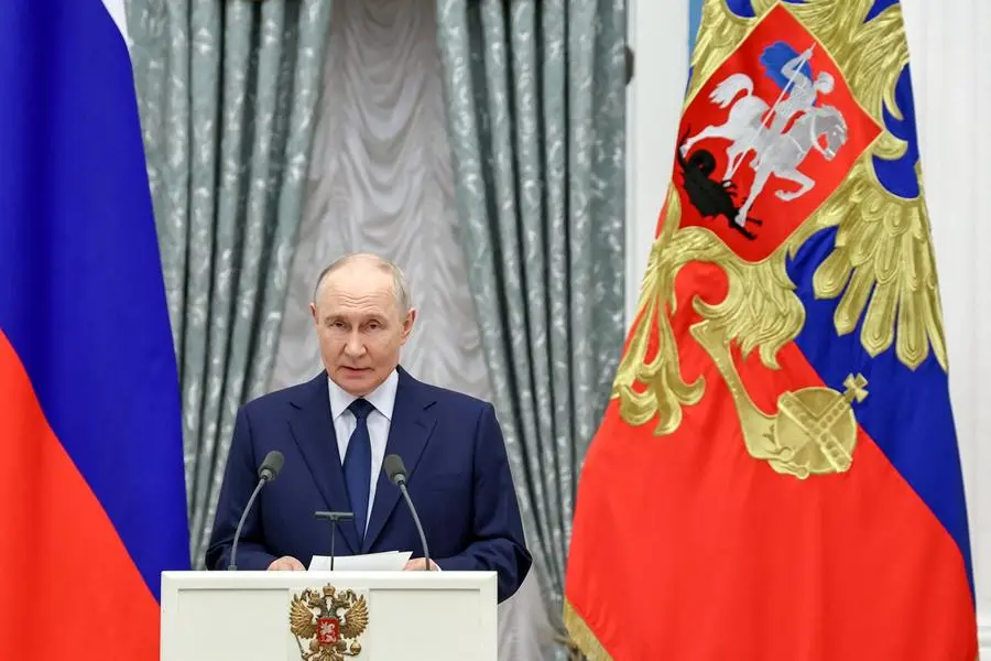 Il presidente russo Vladimir Putin. , via REUTERS