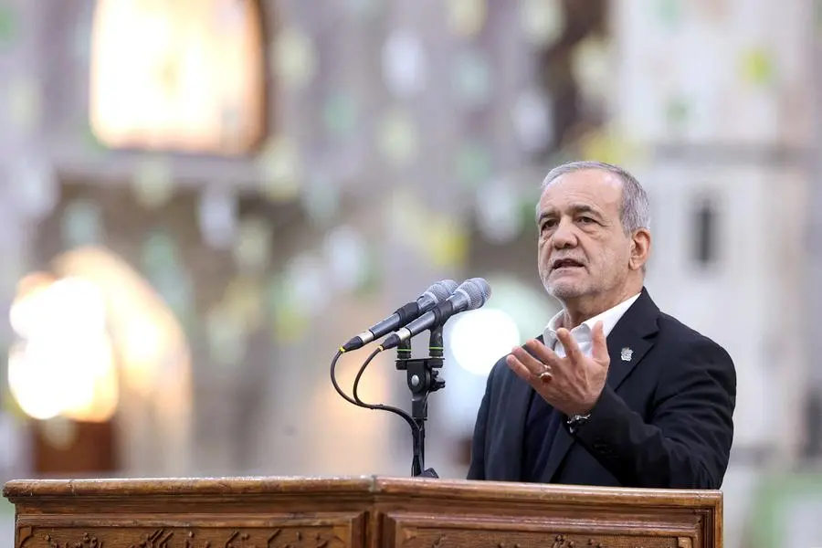 Il presidente iraniano Masoud Pezeshkian. , REUTERS