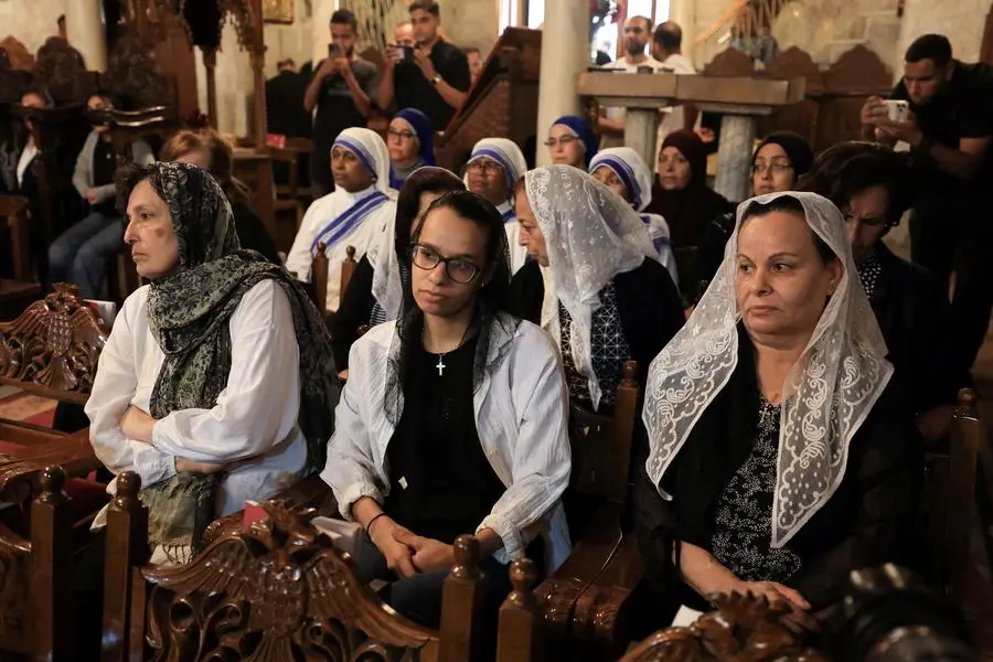 Un momento dei funerali