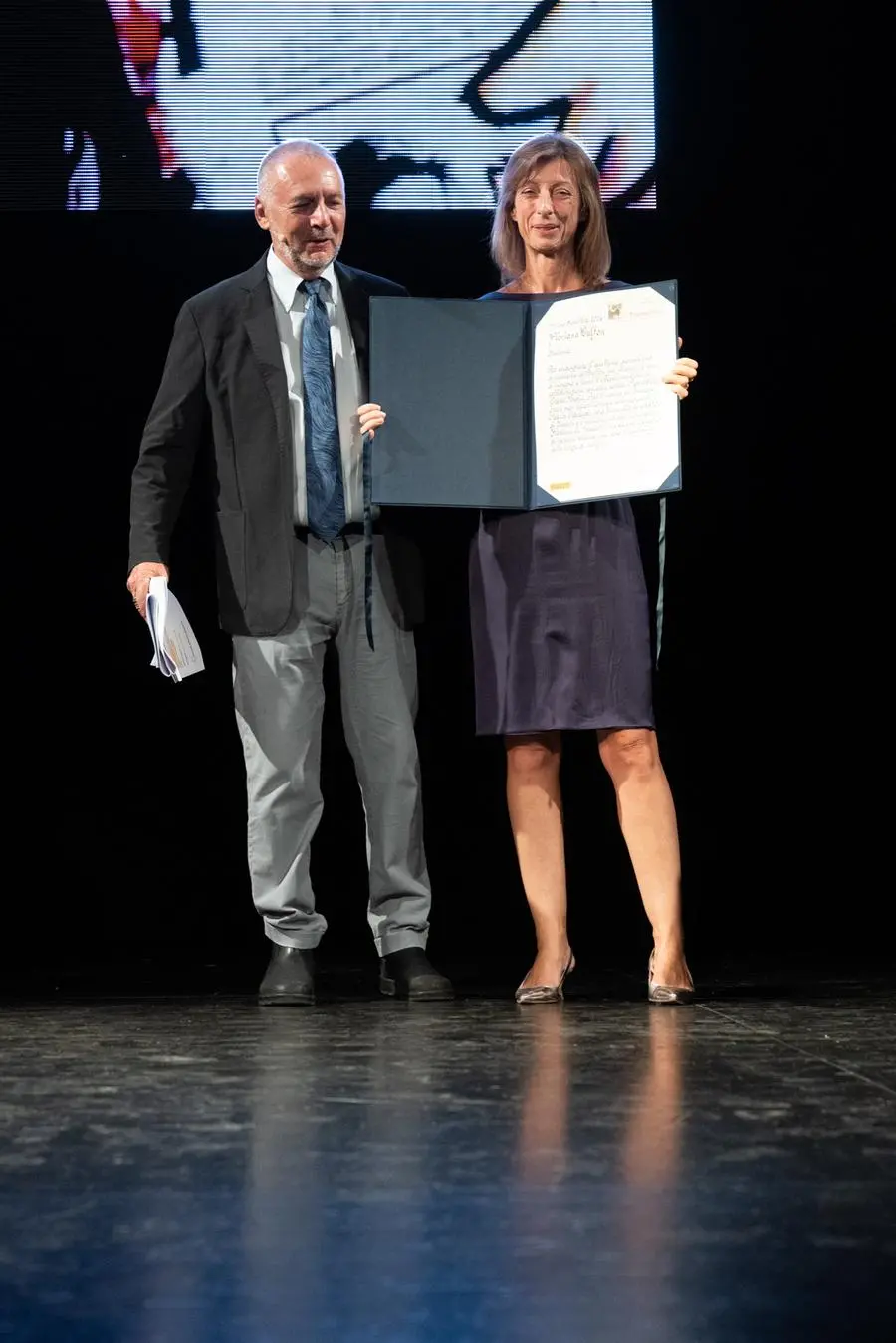 Il riconoscimento a Floriana Bulfon