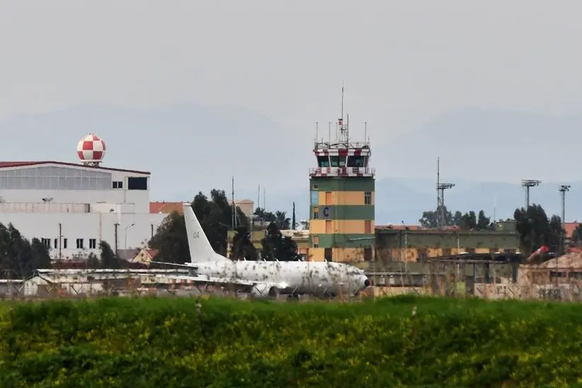 Si intensifica il traffico di droni e aerei americani che decollano dalla base di Sigonella in Sicilia. ANSA/ORIETTA SCARDINO , ANSA