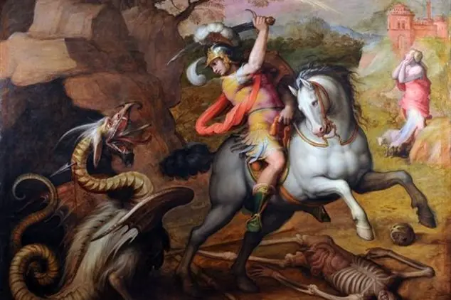 San Giorgio che combatte il drago