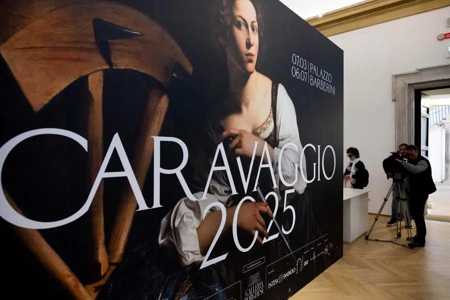 The Caravaggio exhibition at Palazzo Barberini. Rome, 6 March 2025 ANSA/MASSIMO PERCOSSI