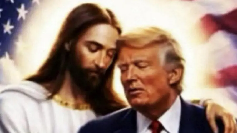 Trump si ritrae abbracciato a Gesù. E il suo vice Vance attacca ancora il Papa: «Dovrebbe fare attenzione quando parla di teologia»