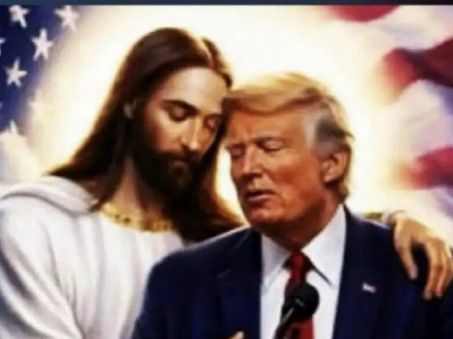 Trump si ritrae abbracciato a Gesù. E il suo vice Vance attacca ancora il Papa: «Dovrebbe fare attenzione quando parla di teologia»