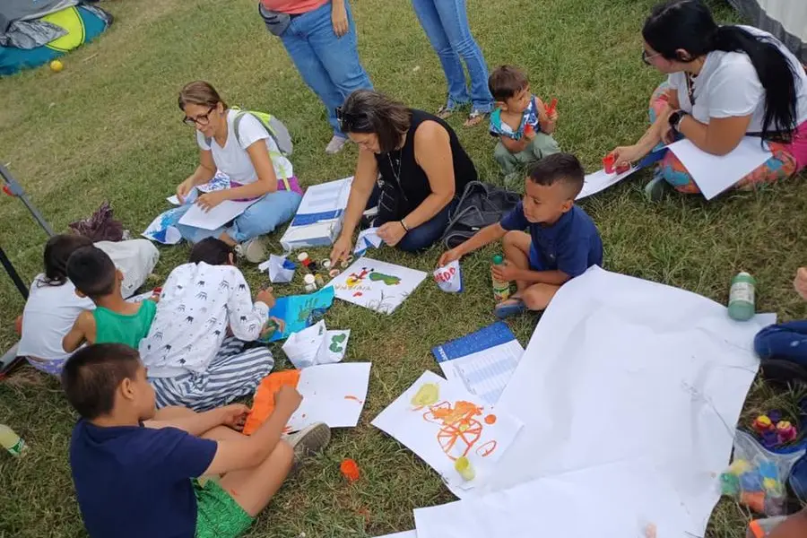 Some volunteer teachers in Caracas
