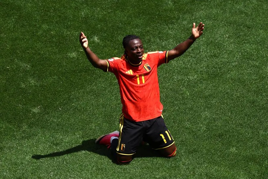 Jeremy Doku ai Mondiali di calcio. , REUTERS