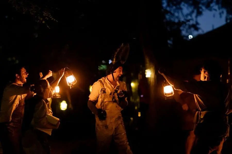 Una scena de Il Bosco dei sogni a CasciNet di via Cavriana a Milano