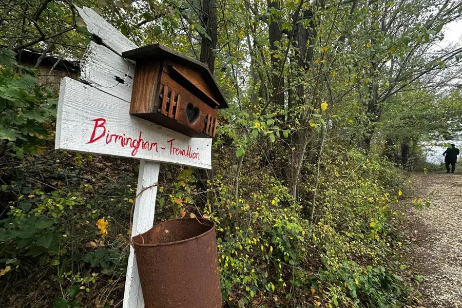 La casa nel bosco a Palmoli dove vivono Nathan Trevallion e Catherine Birmingham con i figli , ANSA