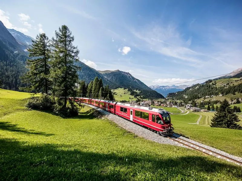 Il trenino rosso del Bernina