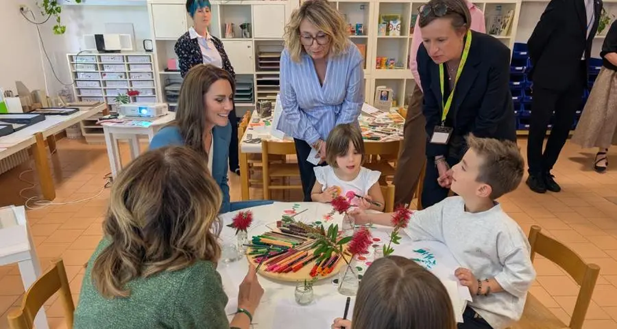 La principessa del Galles visita il Centro Loris Malaguzzi