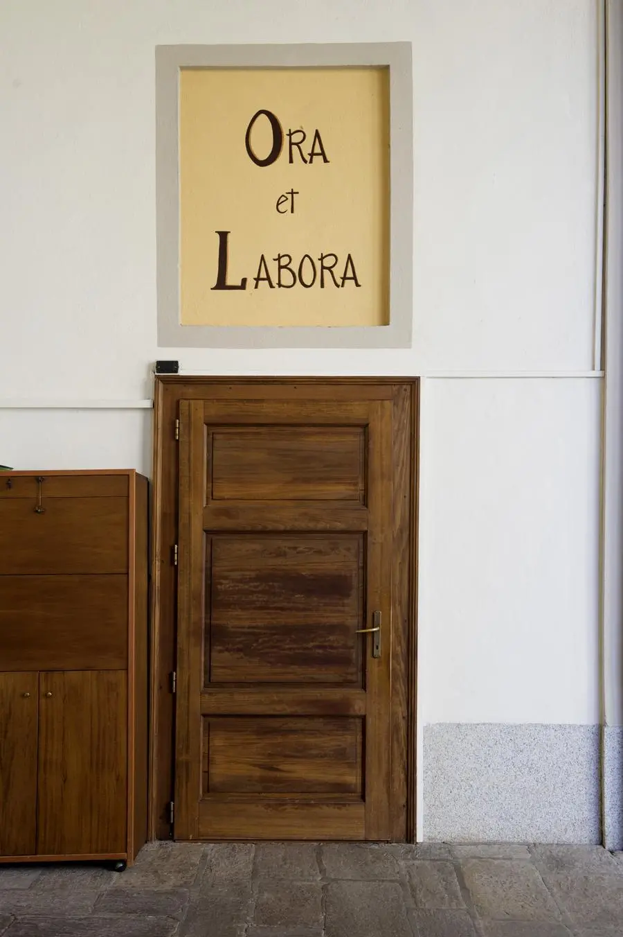 L'ingresso del monastero