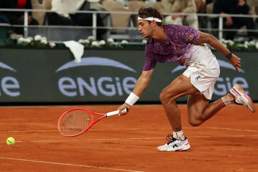 Flavio Cobolli, alla sua prima semifinale Slam , EPA