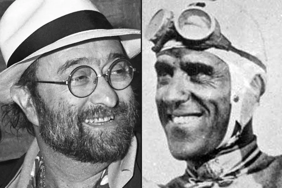 Lucio Dalla e Tazio Nuvolari