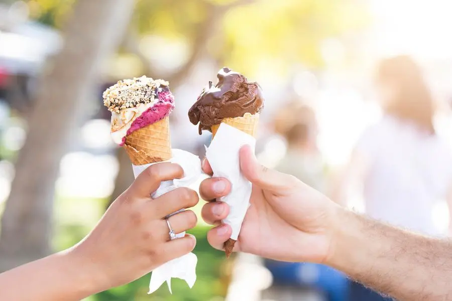 Due coni gelato, \"sinonimo\" di felicit\\u00E0 estiva , Getty Images/iStockphoto
