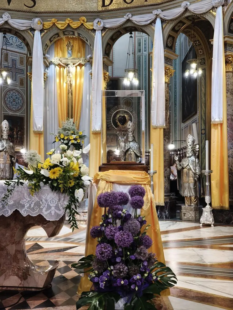 The relic of the heart of Saint Francesca Cabrini venerated by the Pope in Sant'Angelo Lodigiano