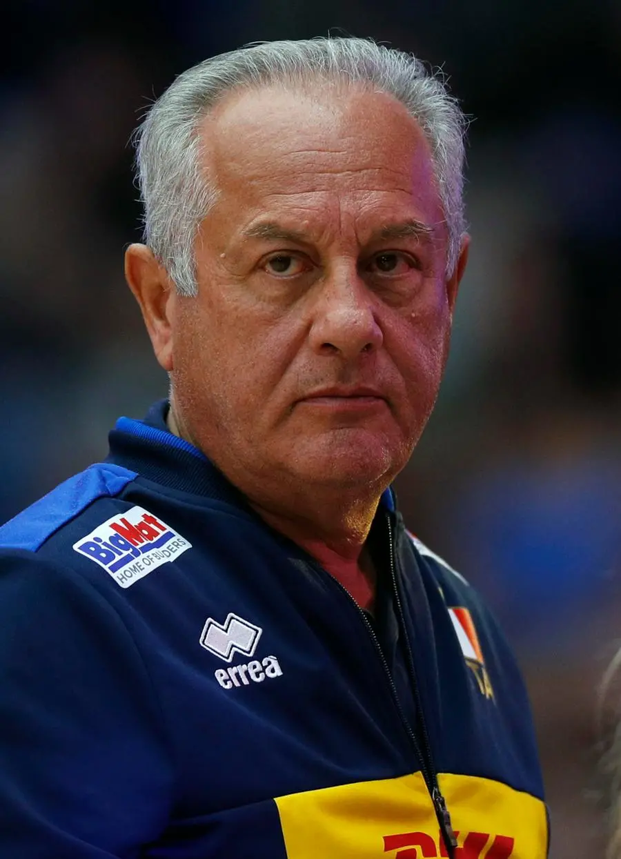Julio Velasco, 74 anni, Commissario tecnico della Nazionale femminile dal 1° gennaio 2024 (Epa).