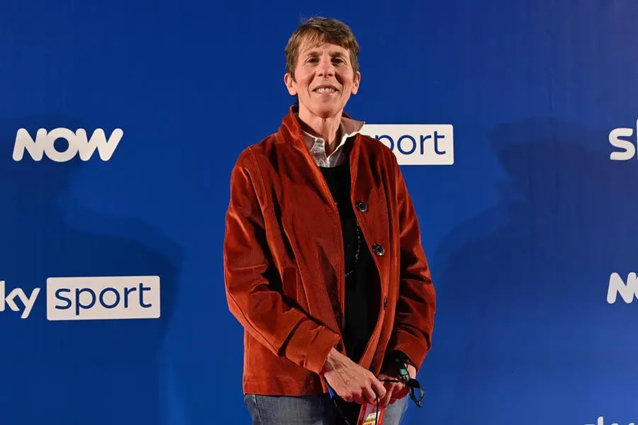 La telecronista del tennis di Sky Elena Pero, in una foto del maggio scorso , ANSA
