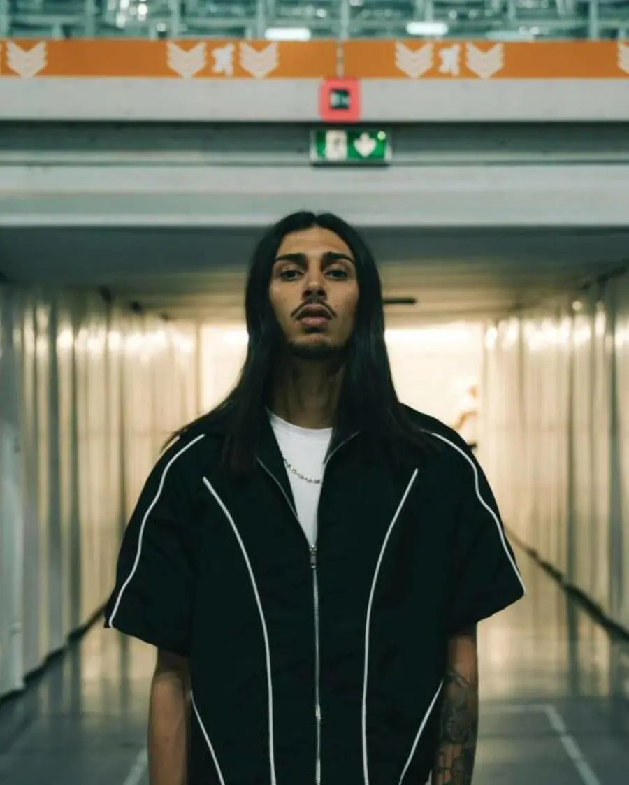 Il Trapper Baby Gang. ANSA