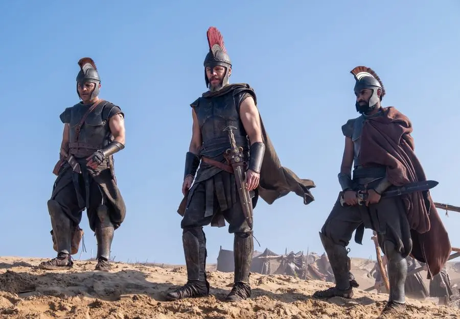 Ancora Matt Damon, al centro, in un'altra scena del film.