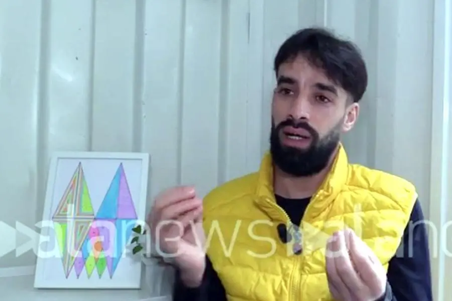 Il fermo immagine, tratta da un video di repertorio, mostra Abdelkarim Alla F. Hamad, graziato dal presidente Mattarella