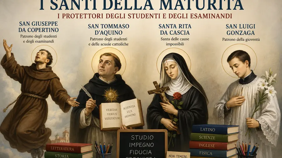 Da “frate Asino” a santa Rita da Cascia, chi sono i Santi dell’esame di Maturità