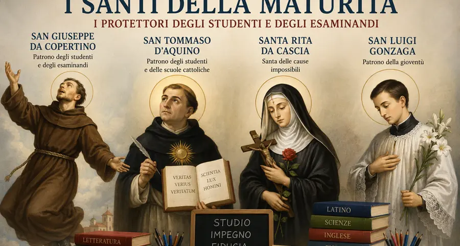 Da “frate Asino” a santa Rita da Cascia, chi sono i Santi dell’esame di Maturità