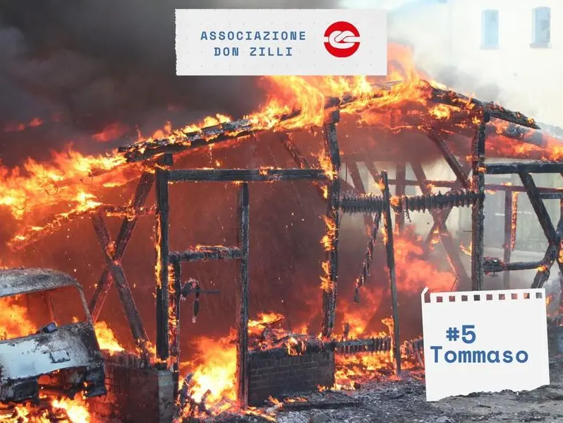 Un incendio brucerà la speranza di Tommaso? No, aiutiamolo!