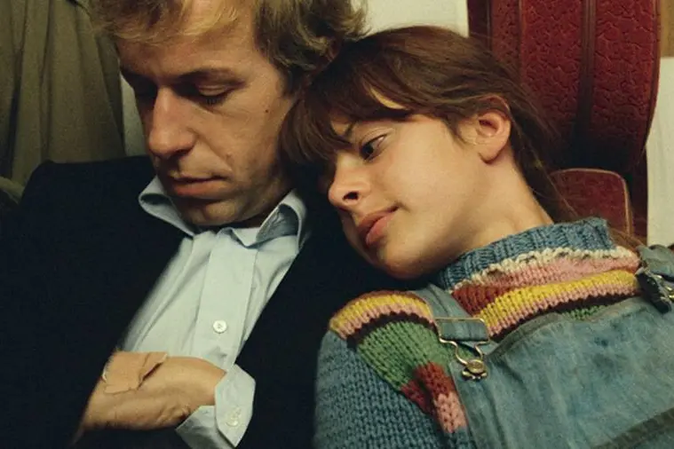 Una scena del film Falso Movimento (1975) del regista Wim Wenders con l\\'attrice tedesca Nastassja Kinski, all\\'epoca tredicenne. , ANSA
