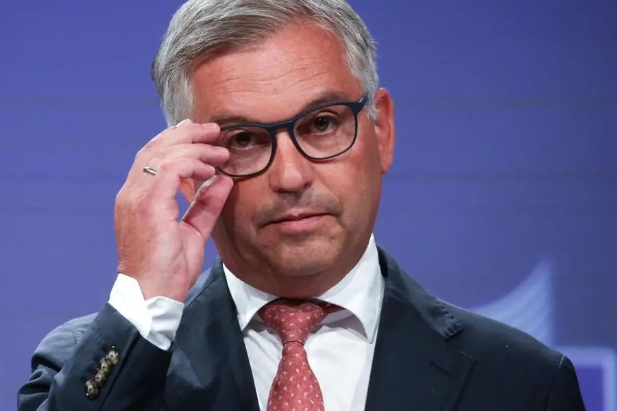 Il commissario europeo per gli Affari interni e la Migrazione Magnus Brunner. , EPA