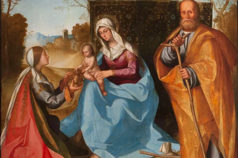 Sacra Famiglia con Santa Maddalena, 1508, Museo diocesano di Cremona