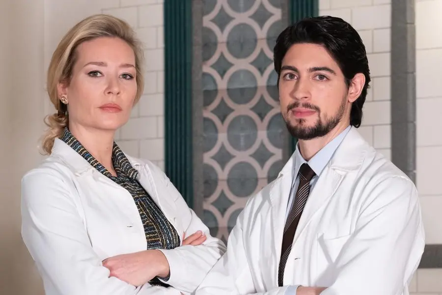 Giorgia Salari e Carmine Buschini, protagonisti di Cuori 3, in onda dall1 febbraio sulla Rai 1.