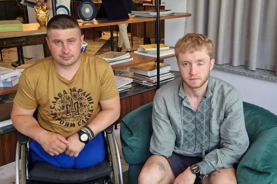 Da sinistra, Volodymyr Shanaida, 37 anni, e Ihor Oliynyk, 29.