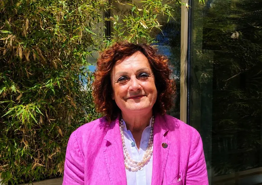 Silvia Vaccari, 64 anni, presidente della Federazione nazionale degli ordini della professione di ostetrica