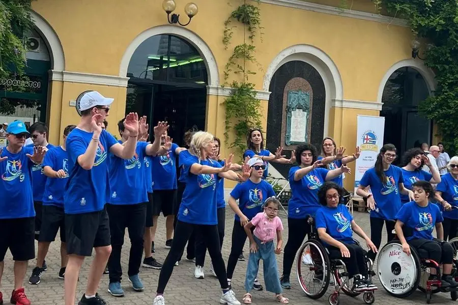 La danza nella manifestazione Sport4All presso Canottieri Milano.